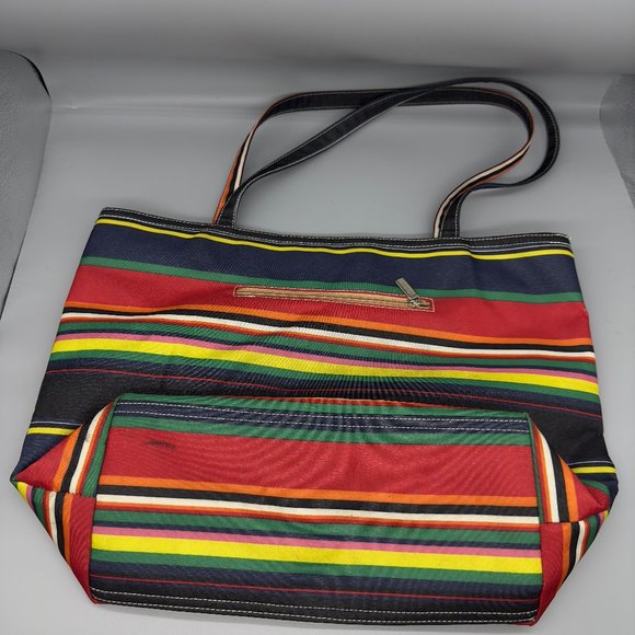Vintage Kate Spade Striped Tote - Picture 2 of 3